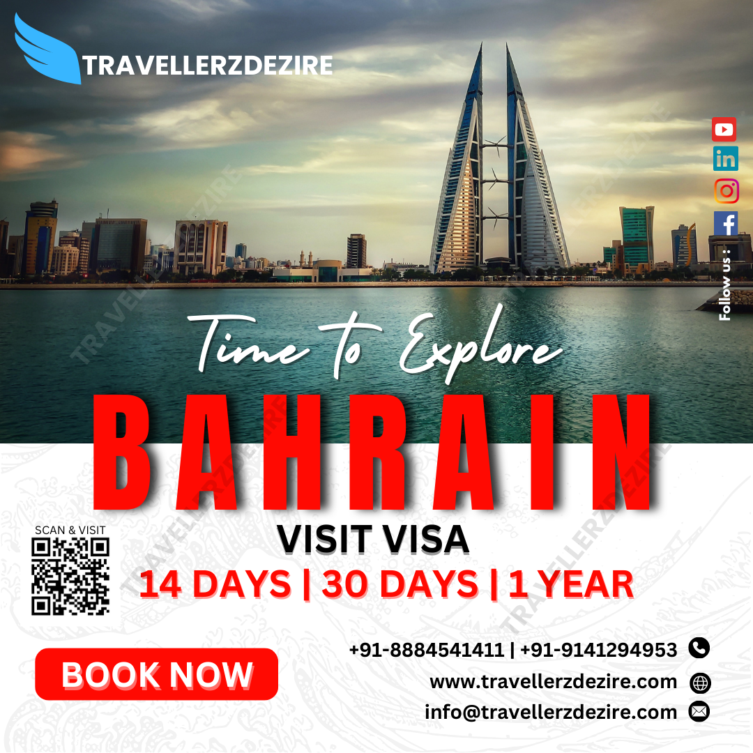 Bahrain Tourist visa for Indian passport holders