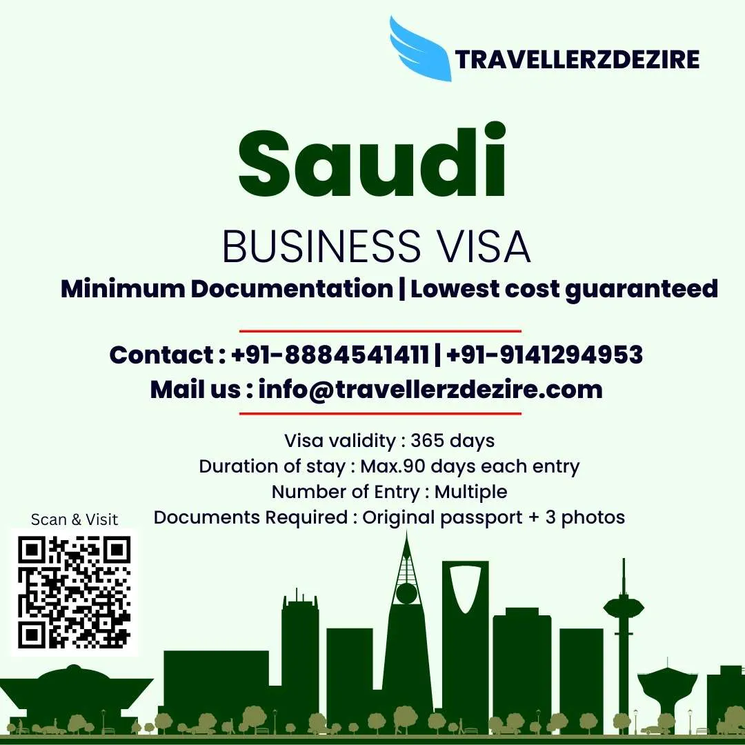 Saudi business visa for Indian passport holders