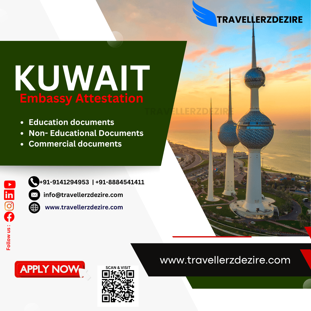 Kuwait embassy attestation - Certificate attestation in Bangalore