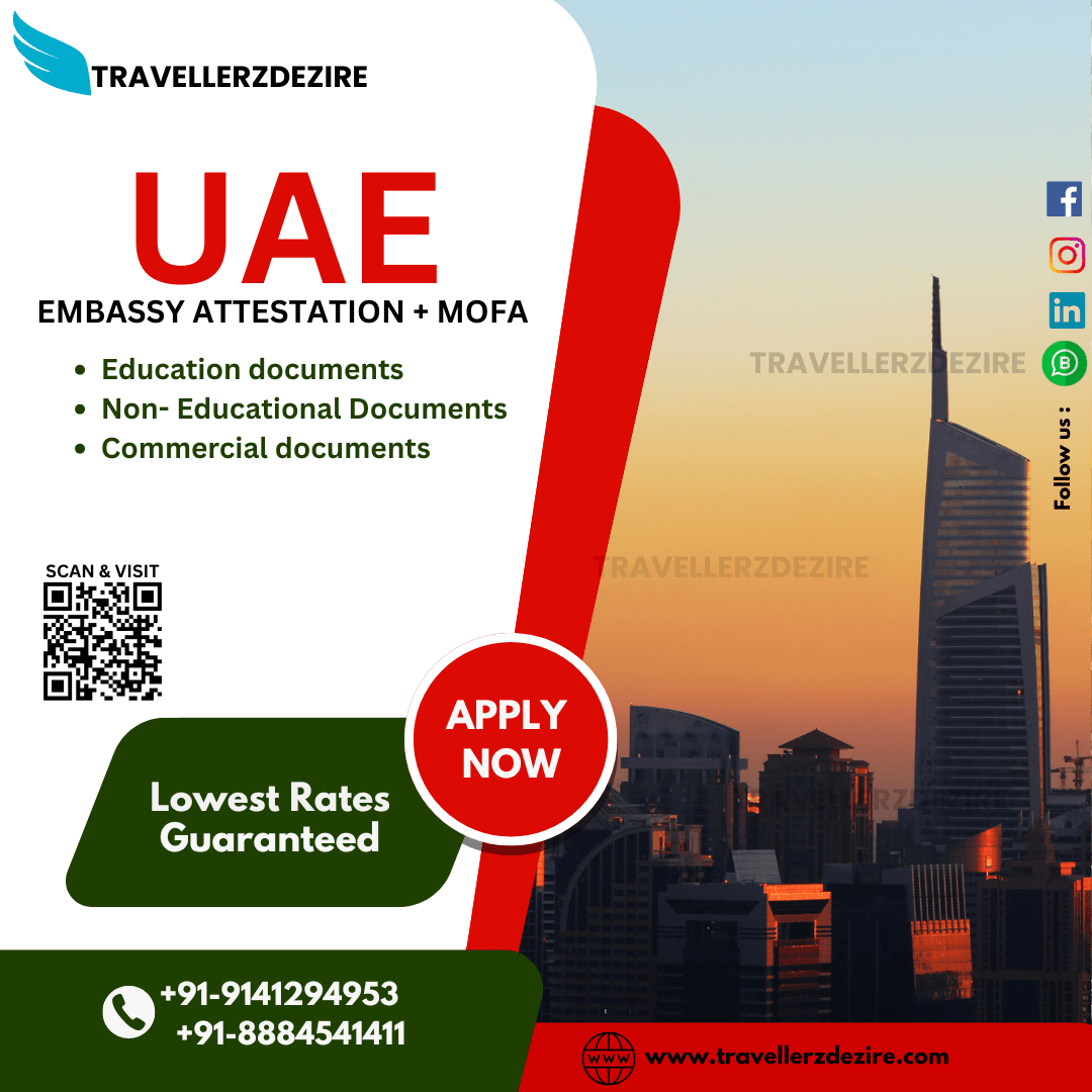 UAE EMBASSY ATTESTATION IN BANGALORE