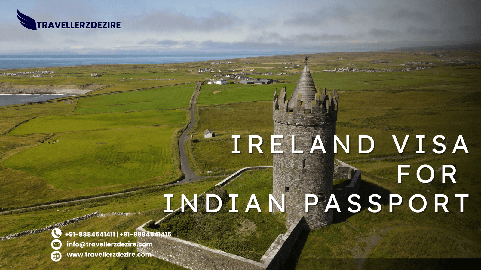 Ireland visa for Indian passport holders in Bangalore